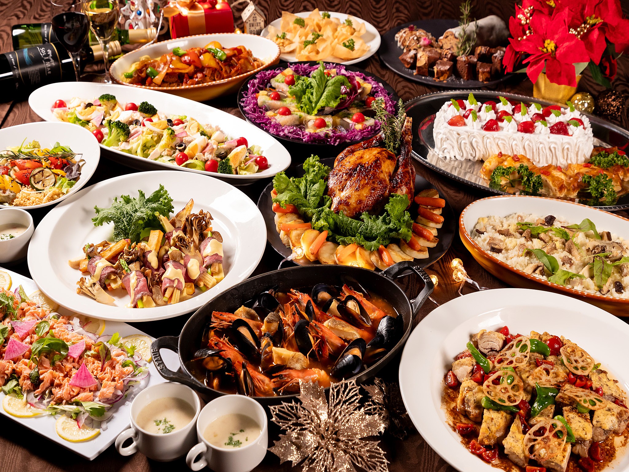 <12月23日~25日限定>Happy Christmas!クリスマスディナー付きプラン♪~夕・朝食付き~